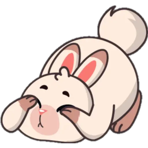 STICKERS FUNNY BUNNY 