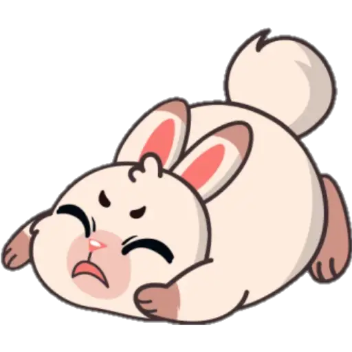 STICKERS FUNNY BUNNY 