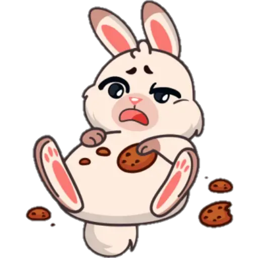 STICKERS FUNNY BUNNY 
