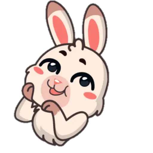 STICKERS FUNNY BUNNY 
