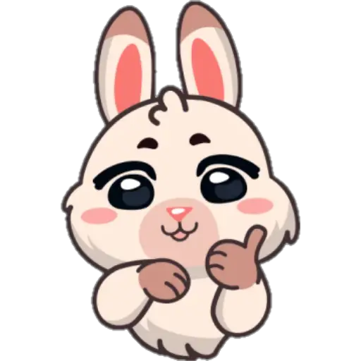 STICKERS FUNNY BUNNY 