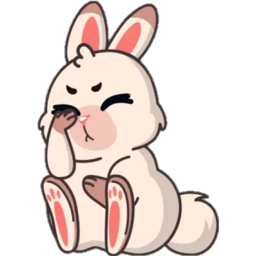 STICKERS FUNNY BUNNY 