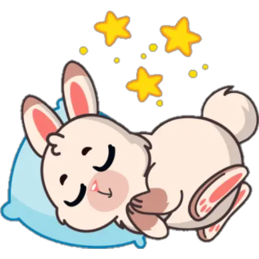 STICKERS FUNNY BUNNY 