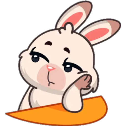 STICKERS FUNNY BUNNY 