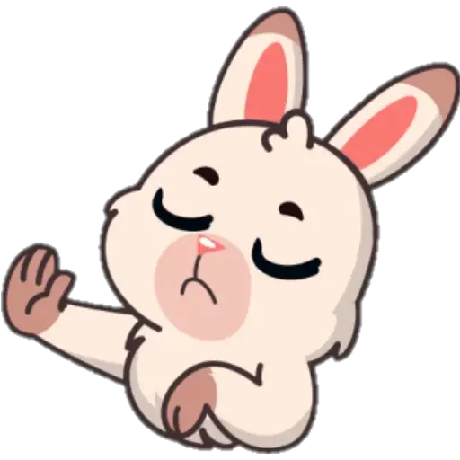 STICKERS FUNNY BUNNY 