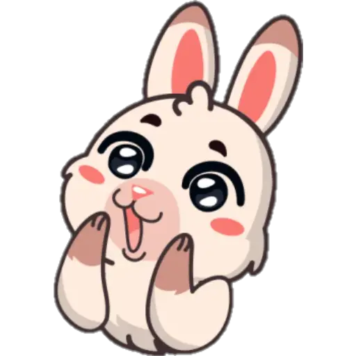 STICKERS FUNNY BUNNY 