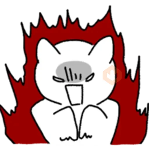 The Ghost Cat! sticker 13