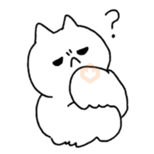 The Ghost Cat! sticker 30