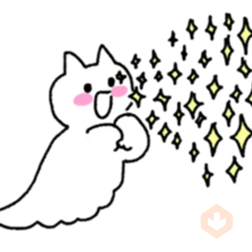 The Ghost Cat! sticker 28