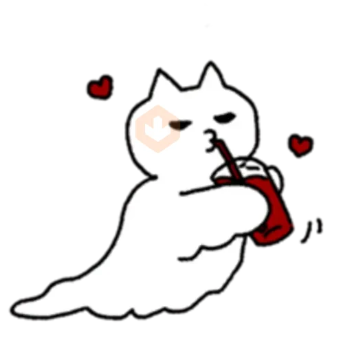 The Ghost Cat! sticker 21