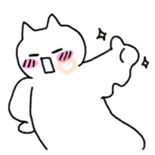 The Ghost Cat! sticker 14