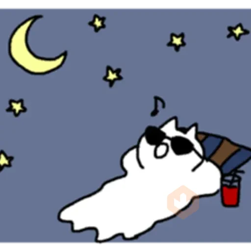 The Ghost Cat! sticker 29