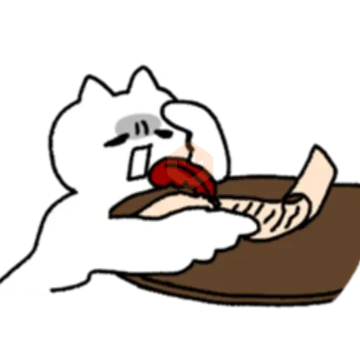 The Ghost Cat! sticker 17