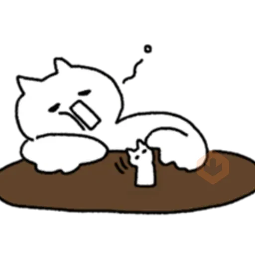 The Ghost Cat! sticker 16