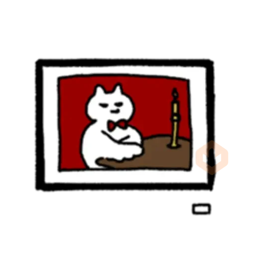 The Ghost Cat! sticker 18