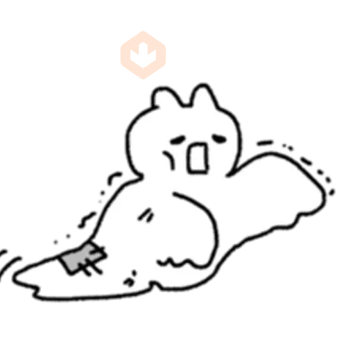 The Ghost Cat! sticker 20