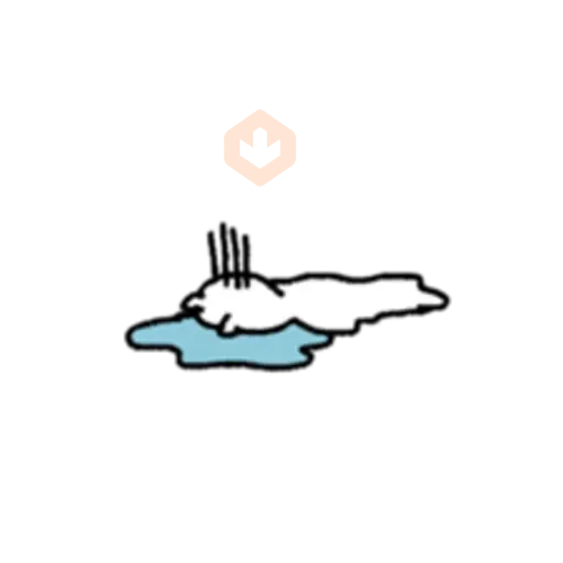 The Ghost Cat! sticker 19