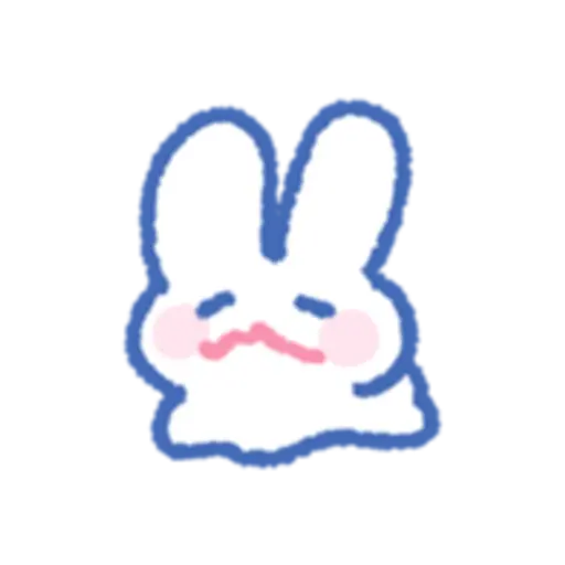 the rabbit wants to sleep 