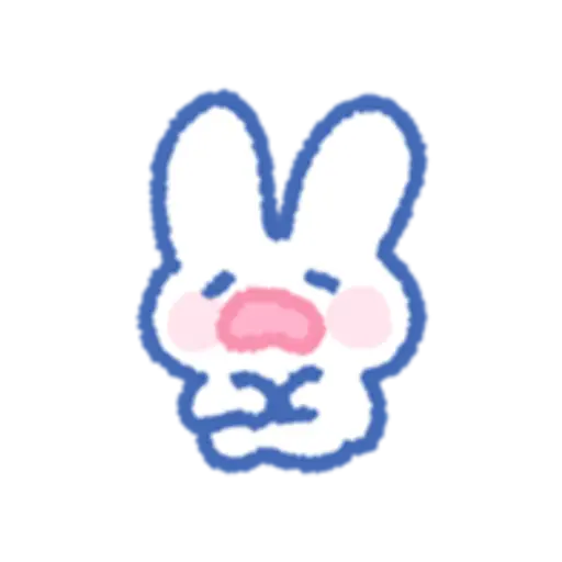 the rabbit wants to sleep 