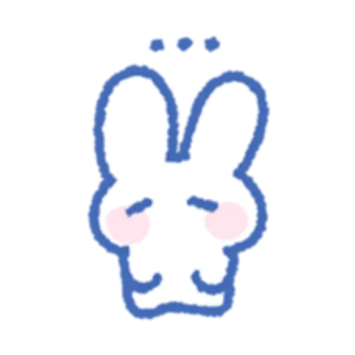 the rabbit wants to sleep 