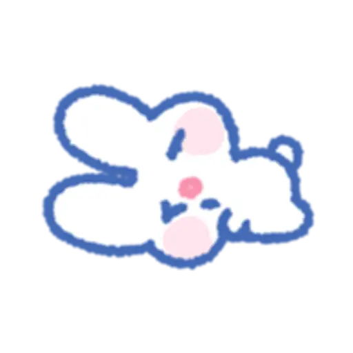 the rabbit wants to sleep 