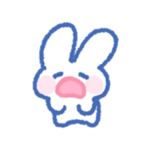 the rabbit wants to sleep 