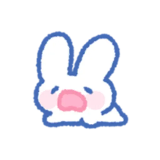 the rabbit wants to sleep 