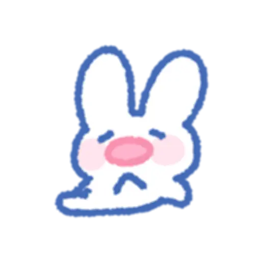 the rabbit wants to sleep 