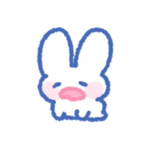 the rabbit wants to sleep 
