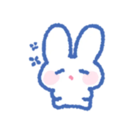 the rabbit wants to sleep 