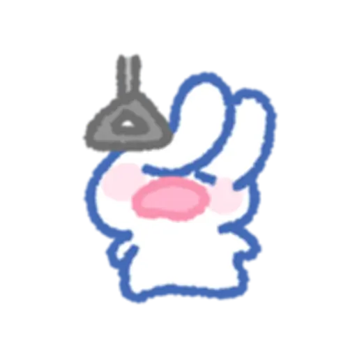 the rabbit wants to sleep 
