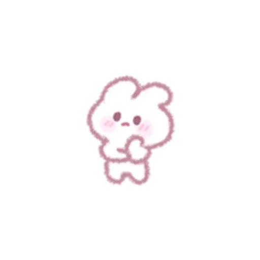 A cute and energetic rabbit 