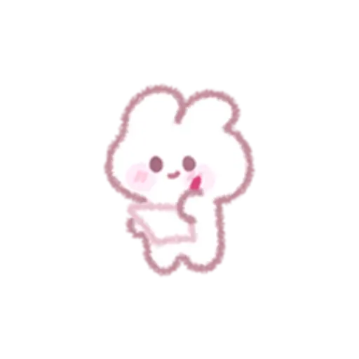 A cute and energetic rabbit 