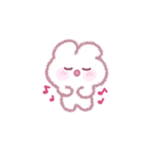 A cute and energetic rabbit 