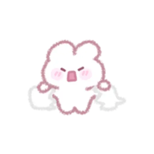 A cute and energetic rabbit 