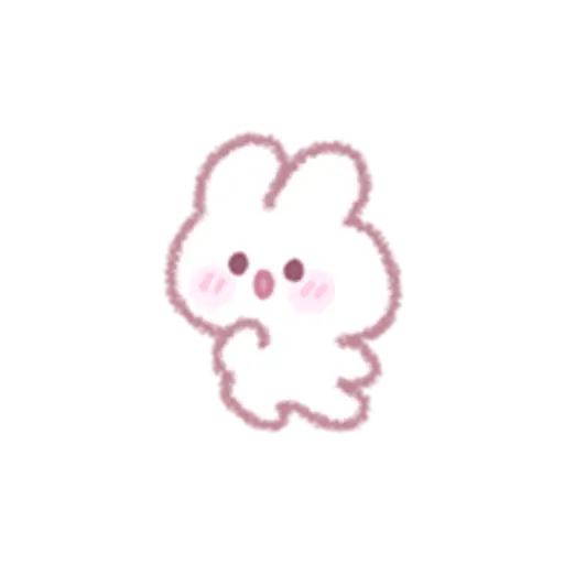 A cute and energetic rabbit 