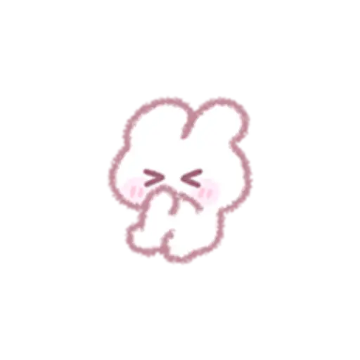 A cute and energetic rabbit 