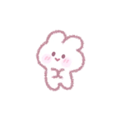 A cute and energetic rabbit 