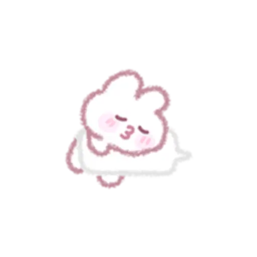 A cute and energetic rabbit 