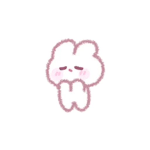 A cute and energetic rabbit 
