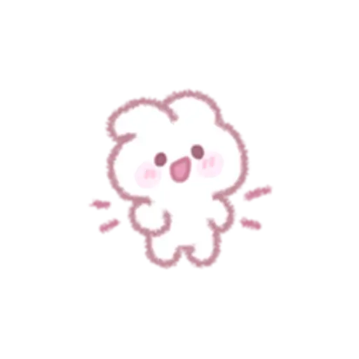 A cute and energetic rabbit 