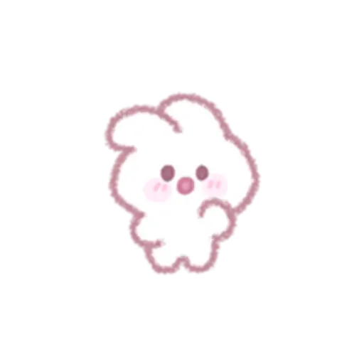 A cute and energetic rabbit 