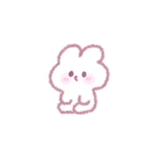 A cute and energetic rabbit 