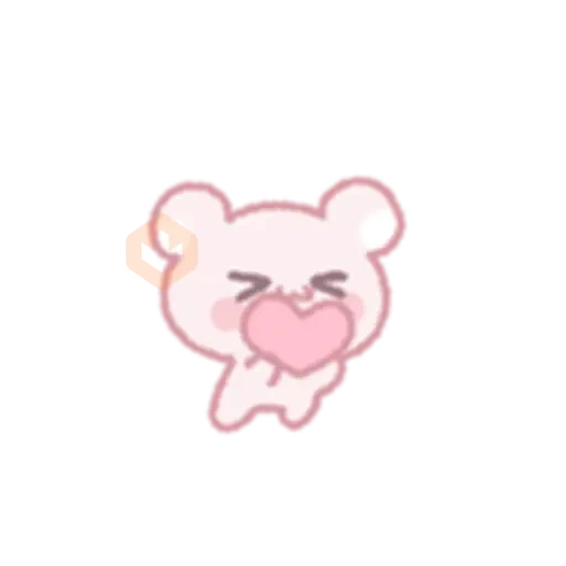 The bear shoots an arrow of love sticker 22