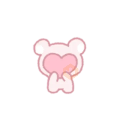 The bear shoots an arrow of love sticker 11