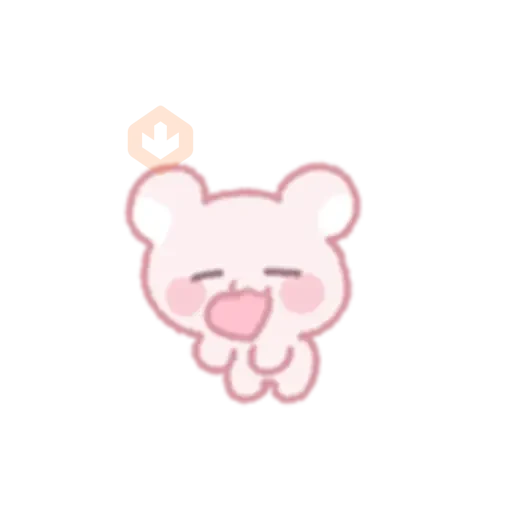 The bear shoots an arrow of love sticker 16