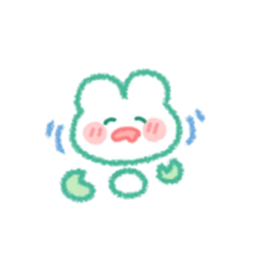 White frog with great water! 