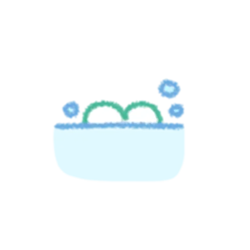 White frog with great water! 