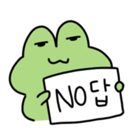 a mischievous frog 