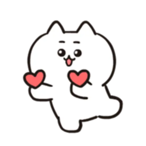Cute moving kitten sticker  preview